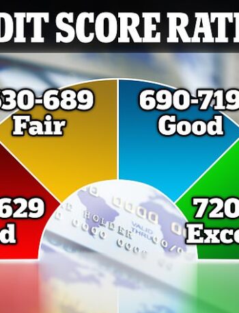 According to the credit scoring company, anything below 629 is considered 'bad', while anything above 720 is 'excellent'. Michell wanted to hit a perfect 850